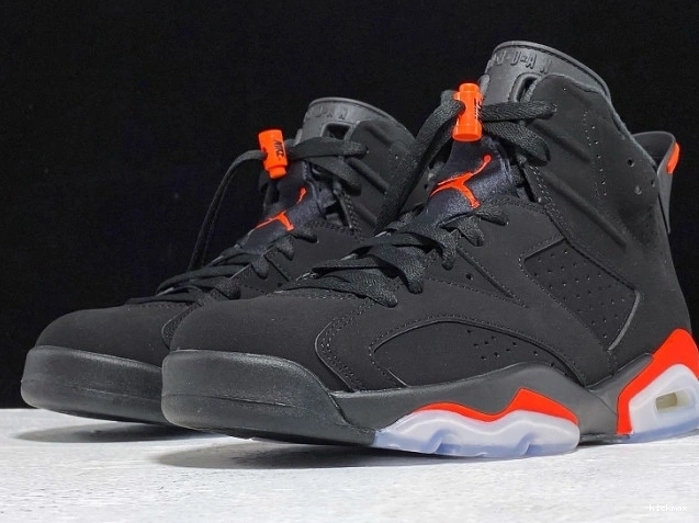Rep MAX 6 Air Jordan Infrared OG Black 384664-060 Retro 0728